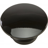 GAS CAP SCREW-IN SMOOTH NON-VENTED GLOSS BLACK `96-25