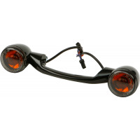 TURNSIGNAL LIGHT BAR BLACK W/SMOKE LENSES