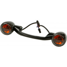 TURNSIGNAL LIGHT BAR BLACK W/SMOKE LENSES