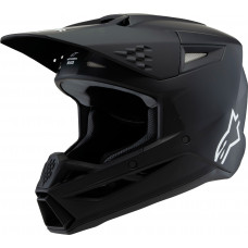 SM3 YOUTH SOLID HELMET BLACK MATTE YL