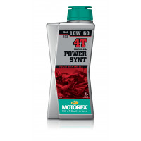POWER SYNT OIL 10W60 4T 1L (10/CASE  SOLD EA)