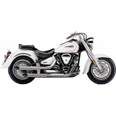 BLVD SLASHCUT SLIP ON CHROME YAM V-STAR 1100