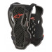 BIONIC ACTION CHEST PROTECTOR BLACK/RED XL/2X