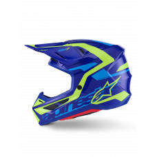 SM7 DEED HELMET BLUE/YLW FLUO GLOSSY 2X