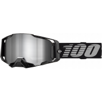ARMEGA GOGGLE BLACK MIRROR SILVER LENS