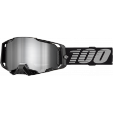ARMEGA GOGGLE BLACK MIRROR SILVER LENS