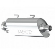 SINGLE SLIP-ON SYSTEM W/ OVAL SPORT MUFFLER CHROME