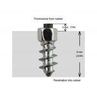 11MM STANDARD SCREW STUDS QTY 100