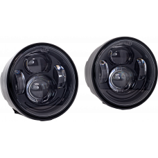 LED HEADLIGHT KIT (PAIR) BLK `08-17 FATBOB LED HEADLIGHT KIT (PAIR) BLK `08-17 FATBOB