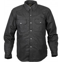 COVERT WAX RIDING SHIRT BLACK MD