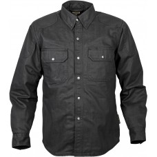 COVERT WAX RIDING SHIRT BLACK 3X