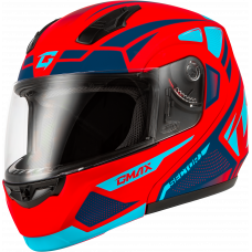 MD-04 SECTOR HELMET MATTE RED/BLUE  XS