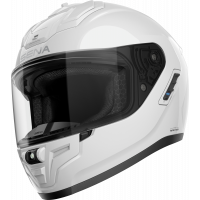 PHANTOM FF MESH COM HELMET GLOSSY WHITE 2X