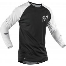 GRAVITY DIG LONG SLEEVE JERSEY BLACK/WHITE 2X