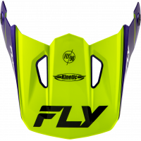 KINETIC RALLY HELMET VISOR HI-VIS/BLUE/BLACK XS/SM
