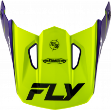 KINETIC RALLY HELMET VISOR HI-VIS/BLUE/BLACK MD/LG