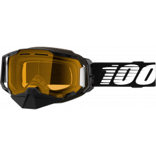 ARMEGA SNOWMOBILE GOGGLE BLACK W/ YLW LENS