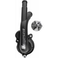 WATERPUMP COVER & IMPELLER KIT BLACK