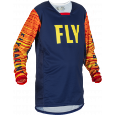 YOUTH KINETIC WAVE JERSEY NAVY/YELLOW/RED YS