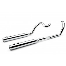 TRUE DUAL HEADPIPES CHROME FLH/FLT 07-08