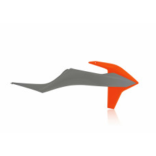 RADIATOR SHROUDS KTM GREY/ORANGE