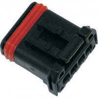 MX-1900 4-PIN BLACK SOCKET HOUSING HD# 72908-11