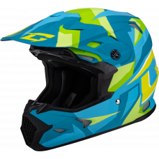 MX-96 SPLINTER HELMET MATTE BLUE/GREEN 2X