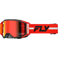 ZONE PRO GOGGLE RED/BLACK/GREY W/ RED MIRROR/SMOKE LENS