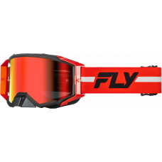 ZONE PRO GOGGLE RED/BLACK/GREY W/ RED MIRROR/SMOKE LENS