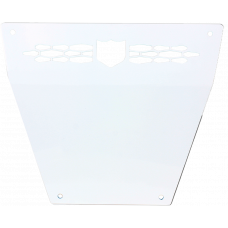 FRONT RACE SKID PLATE WHITE POL