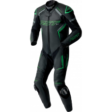 S1 D3O SUIT BLK/GRY/FLO GRN LEATHER 2X