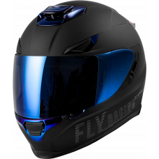 SENTINEL RECON HELMET MATTE BLACK/BLUE CHROME 2X
