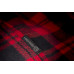 MARKSMAN FLANNEL BLACK/RED MD