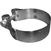STAINLESS STEEL EXHAUST CLAMP 1.44-1.58