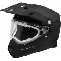 TREKKER CW SOLID HELMET ELEC SHLD MATTE BLACK 2X
