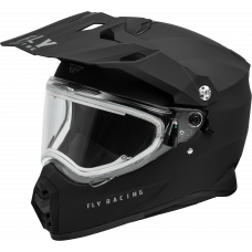 TREKKER CW SOLID HELMET ELEC SHLD MATTE BLACK 2X