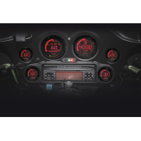 HD-02 SERIES GAUGE KIT BLACK BEZEL OIL TEMP