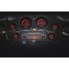 HD-02 SERIES GAUGE KIT BLACK BEZEL OIL TEMP