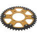 REAR STEALTH SPROCKET ALU/STL 44T-520 GLD KAW/POL