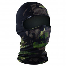 POLYESTER  BALACLAVA DIGI WOODLAND CAMO SKULL