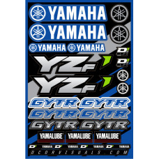 DECAL SHEET YAMAHA YZF