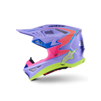 S-M10 JETT LAWRENCE R01 HELMET PURP/PNK FLUO/YLW FLUO GLS 2X