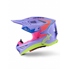 S-M10 JETT LAWRENCE R01 HELMET PURP/PNK FLUO/YLW FLUO GLS 2X