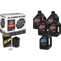 V-TWIN SYN OIL CHANGE KIT XL BLACK FILTER