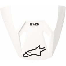 SM3 SOLID VISOR WHITE GLOSSY SM3 SOLID VISOR WHITE GLOSSY