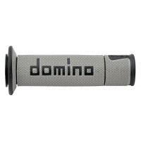 A450 ROAD RACING GRIPS GREY/BLACK PAIR