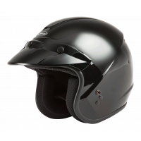 OF-2 OPEN-FACE HELMET BLACK 2X
