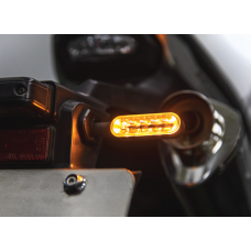 CYCLONE LED TURN SIGNALS SEQUENTIAL BLACK PAIR