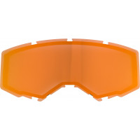DUAL LENS W/O VENTS ADULT POLARIZED ORANGE MIRROR/SMOKE