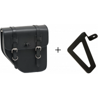 IBIZA SADDLEBAG BLACK LEFT W/O BASE